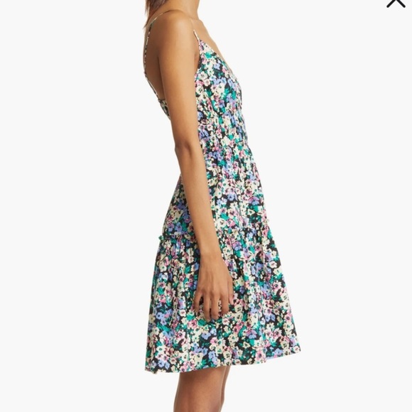 NWT Rails Carmen Multicolor Wildflower Meadow Floral Midi Dress Womens Size Med - Picture 9 of 15